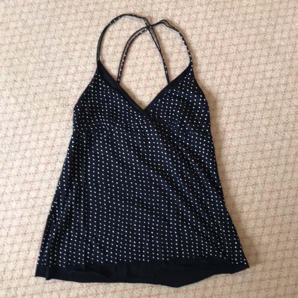 Cami-Navy with white polkadot
